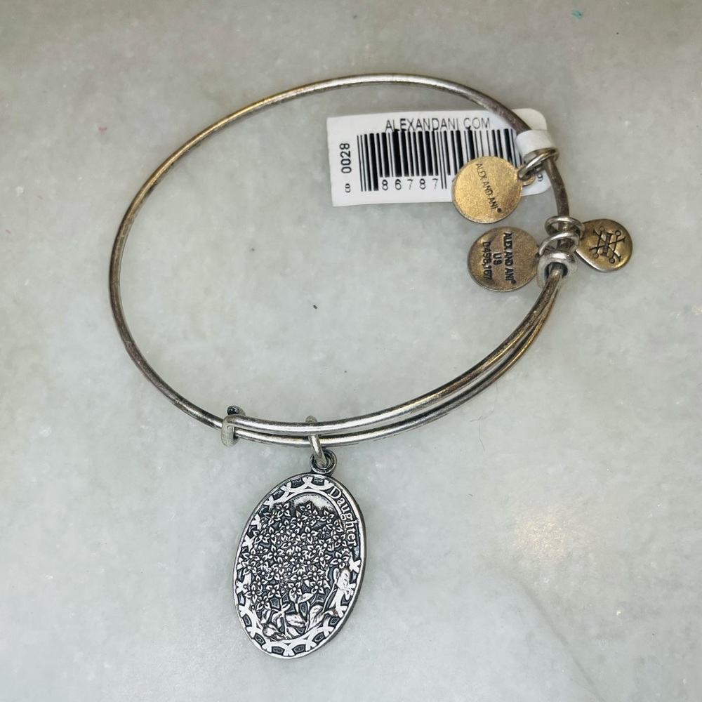 Alex and Ani NWT Adjustable Bangle Bracelet Daughter 678
